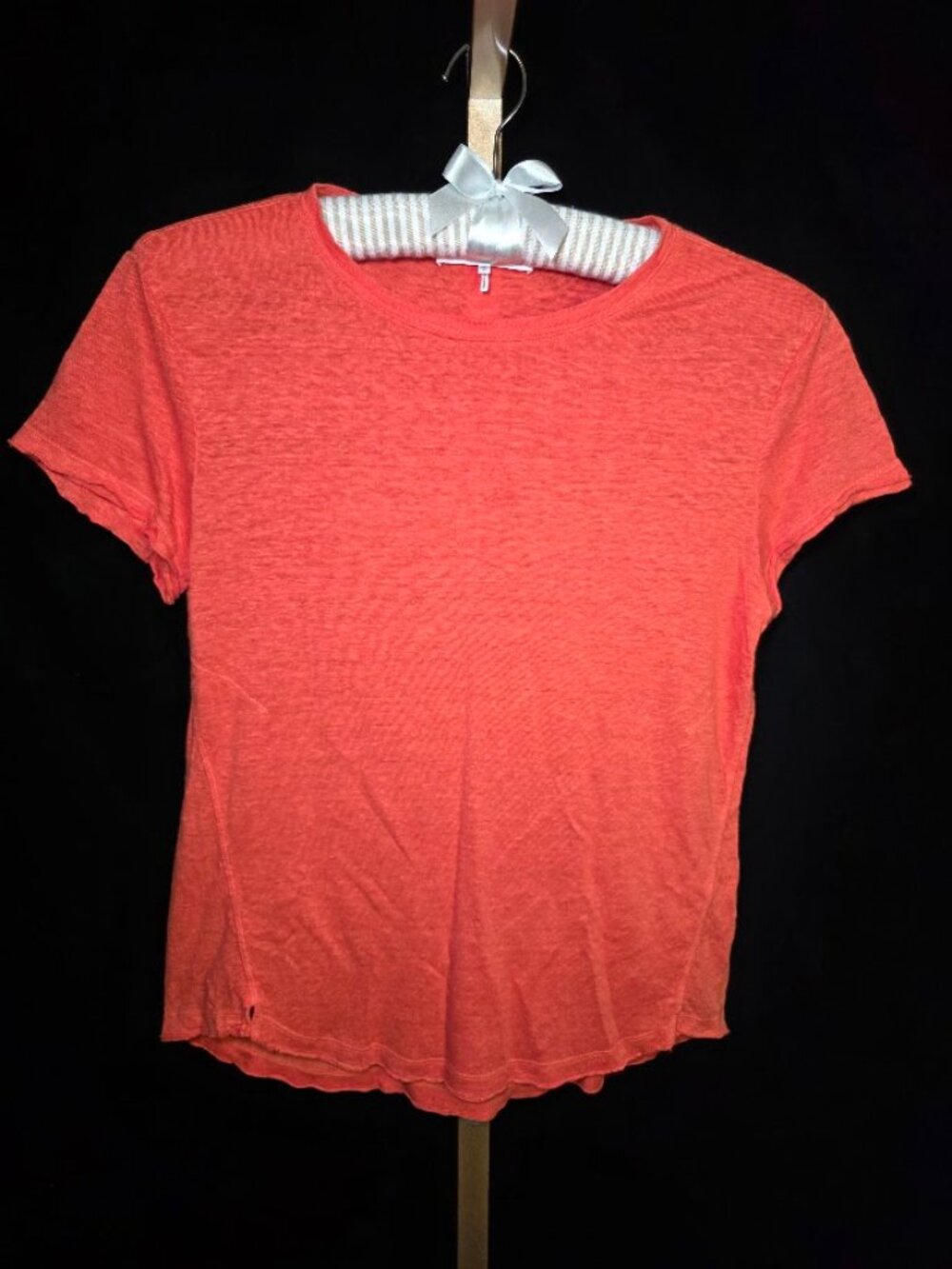 FRAME Easy True 100% Organic Linen Tee Shirt